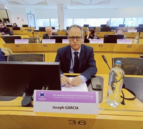 GOVERNMENT REMAINS COMMITTED TO A TREATY SAYS GARCIA IN BRUSSELS